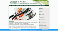 Desktop Screenshot of glebelandspractice.nhs.uk